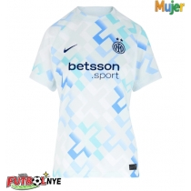 Camiseta Inter Milan Henrikh Mkhitaryan #22 Visitante Equipación para mujer 2025-26 manga corta